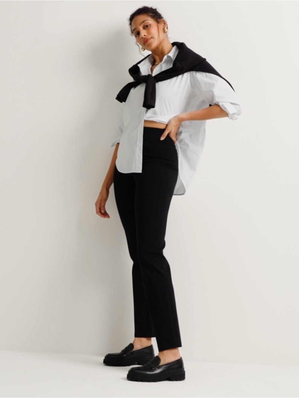 Spanx Ponte Slim Straight Pant - Black